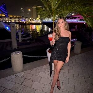 Babyboo Elegant Black Sparkle Mini Dress